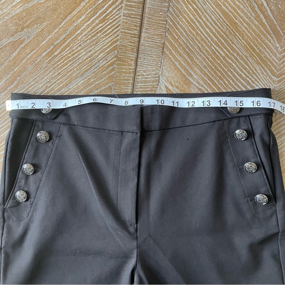 NWOT Loft Women’s Petite Black Sailor Pants with Pockets (12P) - Picture 6 of 8